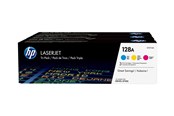 Skrivartillbehör-bläck-toner - HP 128A / CF371AM 3-Pack (Yellow Cyan Magenta) Toner - Tonerkassett Färg (cyan, magenta, gul) - CF371AM