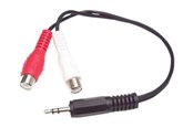 Ljudkabel - StarTech.com Stereo Audio Cable - 3.5mm Male to 2x RC - MUMFRCA