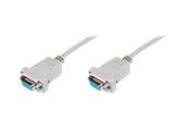 Nätverkskabel - DIGITUS ASSMANN kabel för nollmodem - 3 m - beig - Beige - 3m - AK-610100-030-E