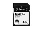 Flashram & USB Flash Drives - Intenso Class 10 - flash-minneskort - 4 GB - SDH - 3411450