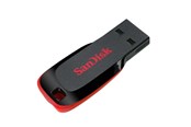 USB-minne - SANDISK Cruzer Blade - Svart - 64GB - USB-minne - SDCZ50-064G-B35