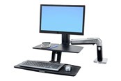 Monitorfäste - Ergotron WorkFit-A with Suspended Keyboard, Singl - 24-391-026
