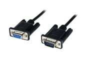 Parallel-seriel-kabel - StarTech.com DB9 RS232 Serial Null Modem Cable F/M - SCNM9FM1MBK
