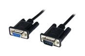 Parallel-seriel-kabel - StarTech.com DB9 RS232 Serial Null Modem Cable F/M - SCNM9FM2MBK