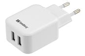 Mobile - Adapters & Chargers - Sandberg AC Charger Dual - strömadapter - 440-57