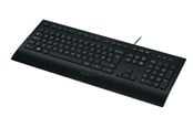 Tangentbord - Logitech Corded Keyboard K280e - tangentbord - Tangentbord - Nordisk - Svart - 920-005216