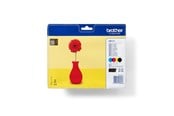 Skrivartillbehör-bläck-toner - Brother LC121 / LC 121 Value 4-Pack Black Cyan Magenta Yellow - LC121VALBP