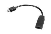 Displaykabel - Lenovo bildskärmskabel - 20 cm - 0B47089