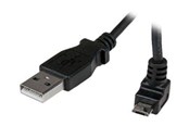 USB-kabel - StarTech.com Micro USB Cable - A to Up Angle Micro B - USBAUB1MU
