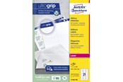 Papper, Fotopapper & Etiketter - Avery Etiketter med QuickPeel™ och Ultragrip, Precisa utskifter, enkel avtagning och påklistring, 63,5 x 38,1 mm, Laserskrivare - L7160-100