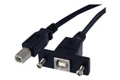USB-kabel - StarTech.com Panel Mount USB Cable B to B - F/M - USB - USBPNLBFBM3