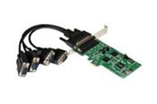 Nätverkskort (adaptrar osv.) - StarTech.com 4 Port PCI Express PCIe Serial Combo Car - PEX4S232485
