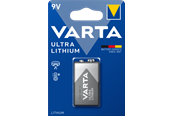 Battery - VARTA Varta Ultra. Litium - 9V - 1-pack - 6122301401