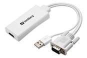Displaykabel - Sandberg VGA+Audio to HDMI Converter videokonvert - 508-78