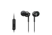 Hörlurar / Headset - Sony MDR EX110AP - hörlurar med mikrofon - MDREX110APB.CE7