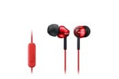 Hörlurar / Headset - Sony MDR EX110AP - hörlurar med mikrofon - MDREX110APR.CE7