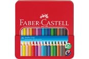 Skriv- och ritverktyg - Faber-Castell Colour Pencil Jumbo Grip Metal tin of 16 - 110916