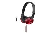 Hörlurar / Headset - Sony MDR-ZX310AP - Red - MDRZX310APR.CE7