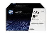 Skrivartillbehör-bläck-toner - HP 05A / CE505D 2-Pack Black Toner - Tonerkassett Svart - CE505D
