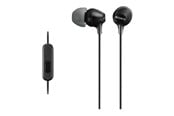 Hörlurar / Headset - Sony MDR EX15AP - hörlurar med mikrofon - MDREX15APB.CE7