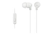 Hörlurar / Headset - Sony MDR EX15AP - hörlurar med mikrofon - MDREX15APW.CE7