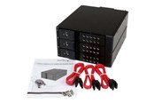 Hårddisk, tillbehör - StarTech.com 3 Bay Trayless Hot Swap 3.5" SATA HDD Mo - HSB3SATSASBA