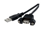 USB-kabel - StarTech.com Panel Mount USB Cable A to A - F/M - USB - USBPNLAFAM3