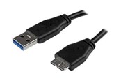 USB-kabel - StarTech.com Slim SuperSpeed USB 3.0 A to Micro B Cab - USB3AUB2MS
