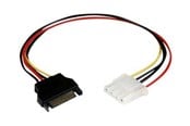 Strömkabel (intern) - StarTech.com SATA to Molex LP4 Power Cable Adapter - LP4SATAFM12