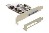 Controller - DeLOCK PCI Express Card > 3 x extern + 1 x inte - 89281