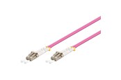 Nätverkskabel - Pro Fiber Optisk LC - LC OM4 - 0.5m - Röd - 0.5m - 4040849959332