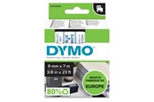Papper, Fotopapper & Etiketter - DYMO D1 tejp, 9 mm x 7 m kassett, blå på vit - S0720690