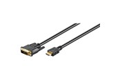 Displaykabel - Pro HDMI - DVI-D - 1.5m - Svart - 4040849518812