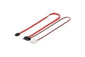 SATA kabel - Pro Slimline SATA Cable & Ström 0,30 M - 4040849957130