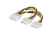 Strömkabel (intern) - Pro Molex ström Y-kabel - 2 x 5,25 " - 4040849506840