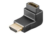 Displaykabel - Pro HDMI vinklade och böjda adapter 90 ° - 4040849687822