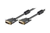 Displaykabel - Pro DVI-D DL - 10m - Svart - DVI-D-10
