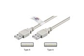 USB-kabel - Pro USB-A <-> USB-A - 2m - Grå - 4040849507960