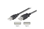 USB-kabel - Pro USB-A <-> USB-A - 1.8m - Svart - 4040849689031