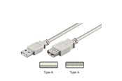 USB-kabel - Pro USB-A <-> USB-A - 0.6m - Grå - 4040849686245
