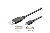 USB-kabel - Pro USB-A <-> USB Micro-B - 0.15m - Svart - 4040849957369