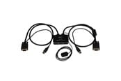 KVM switch - StarTech.com 2 Port USB VGA Cable KVM Switch - USB Po - SV211USB