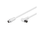 Antennkabel - Pro Antenna cable angled 1x90° (IEC female/male) 80 dB - 5m - 4040849115226