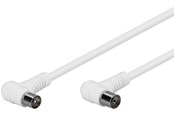 Antennkabel - Pro Antenna cable angled 2x90° (IEC female/male) 80 dB - 5m - 4040849673566