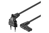 Strömkabel (extern) - Pro Power cable C7 - 5m - Svart - 90° - 4040849973550