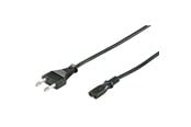 Strömkabel (extern) - Pro Strömkabel C7 (2 pins) - Svart - 3m - Rakt - 4040849950384