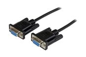 Parallel-seriel-kabel - StarTech.com DB9 RS232 Serial Null Modem Cable - noll - SCNM9FF2MBK