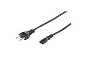 Strömkabel (extern) - Pro Strömkabel C7 (2 pins) - Svart - 1.5m - Rakt - 4040849500848