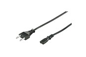 Strömkabel (extern) - Pro Strömkabel C7 (2 pins) - Svart - 1.8m - Rakt - 4040849513220