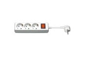 Strömkabel (extern) - Pro Power Socket x3 - w/Switch - 3m - White - 4040849510830